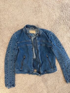 We The Free Blue Denim Jean Jacket